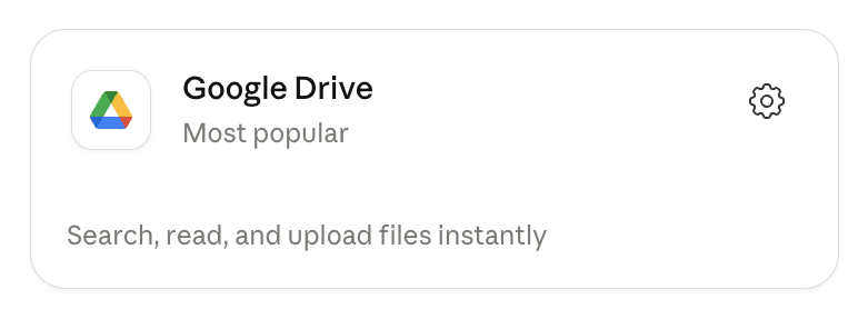Claude: Google-Drive-Konnektor